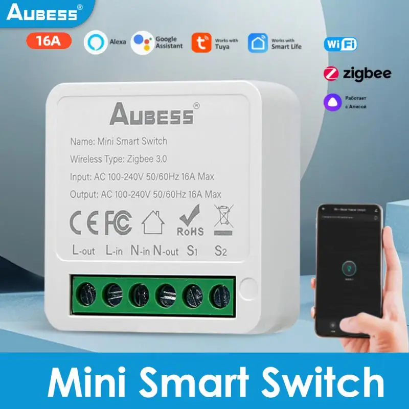 Diy Smart Home Mini Switch Module Tuya 16a Support Two Way Control Switch App Control Zigbee Smart Breaker
Diy Smart Home Mini Switch Module Tuya 16a Support Two Way Control Switch App Control Zigbee Smart Breaker
