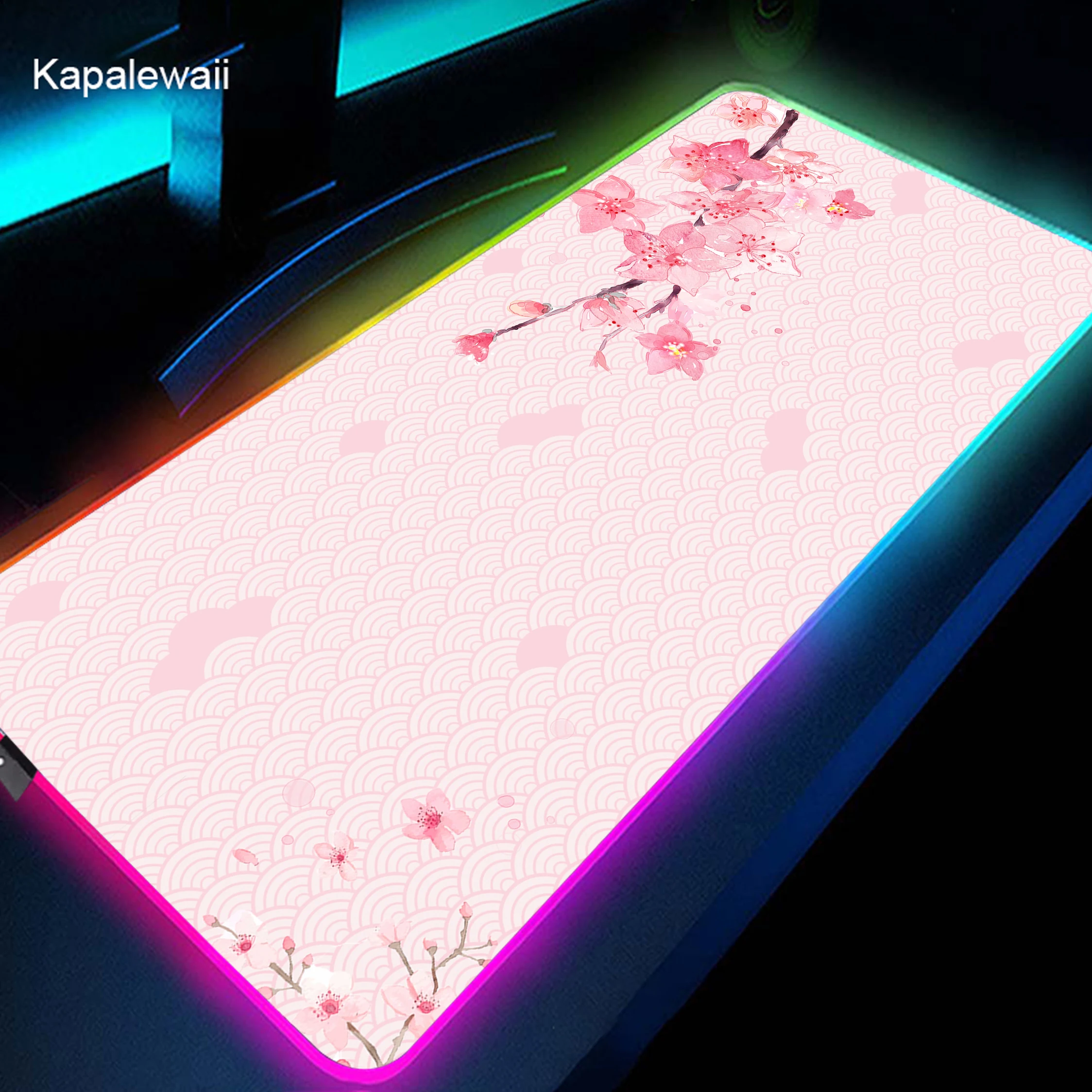 Gaming Mouse Mat Large Mouse Pad RGB Sakura Cherry Blossom Mausepad Gamer Pink Kawaii LOL 90x40 Deskmat Periphery Backlit Mat
Gaming Mouse Mat Large Mouse Pad RGB Sakura Cherry Blossom Mausepad Gamer Pink Kawaii LOL 90x40 Deskmat Periphery Backlit Mat