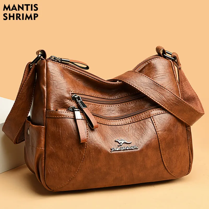 Women Bag Fashion High Quality PU Leather Handbag Female Retro Shoulder Crossbody Messenger Bag Luxury Designer Sac for Ladies
Women Bag Fashion High Quality PU Leather Handbag Female Retro Shoulder Crossbody Messenger Bag Luxury Designer Sac for Ladies