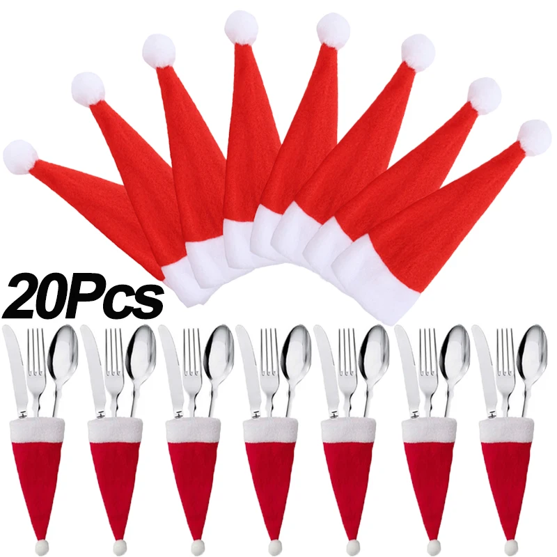 Christmas Hat Tableware Holder Xmas Fork Knife Cutlery Storage Bags Home New Year Tableware Decoration Kitchen Accessories
Christmas Hat Tableware Holder Xmas Fork Knife Cutlery Storage Bags Home New Year Tableware Decoration Kitchen Accessories