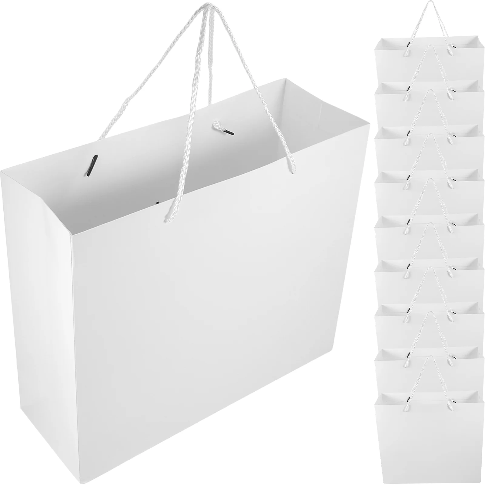 10 Pcs Birthday Bags Presents Gift Wrapping Paper Tote Bulk Party Favors Clothing Goodie White Handles Shopping
10 Pcs Birthday Bags Presents Gift Wrapping Paper Tote Bulk Party Favors Clothing Goodie White Handles Shopping