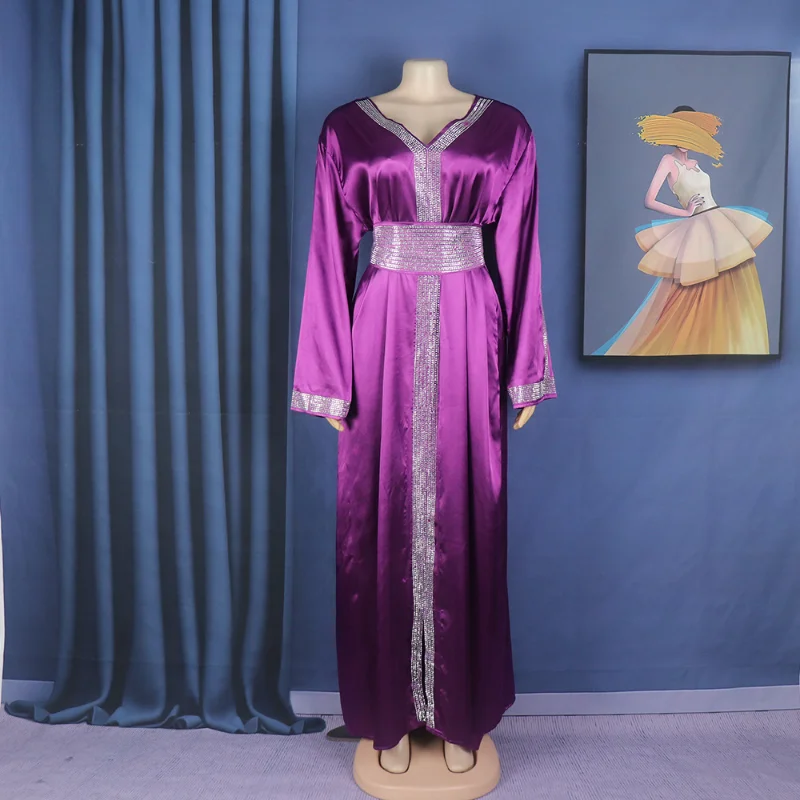 Plus Size African Silk Dresses For Women Wedding Party Gown Diamond Boubou Dubai Turkey Muslim Abayas Ankara Dashiki Clothing
Plus Size African Silk Dresses For Women Wedding Party Gown Diamond Boubou Dubai Turkey Muslim Abayas Ankara Dashiki Clothing