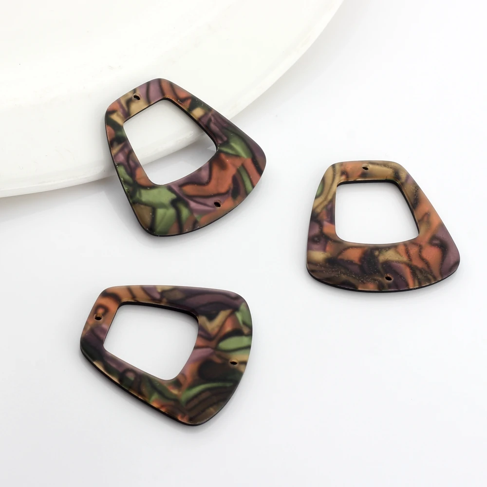 Resin Imitation Abalone Shell Charms Connector 6pcs/lot For DIY Bracelet Earrings Jewelry Making Accessories Findings 
Resin Imitation Abalone Shell Charms Connector 6pcs/lot For DIY Bracelet Earrings Jewelry Making Accessories Findings