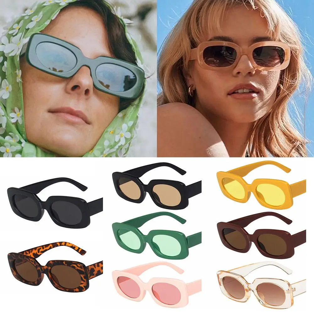 Colorful Women Oval Frame Sunglasses Vintage Rectangle Sunglasses Fashion Female Shades Popular UV400 Eyewear
Colorful Women Oval Frame Sunglasses Vintage Rectangle Sunglasses Fashion Female Shades Popular UV400 Eyewear