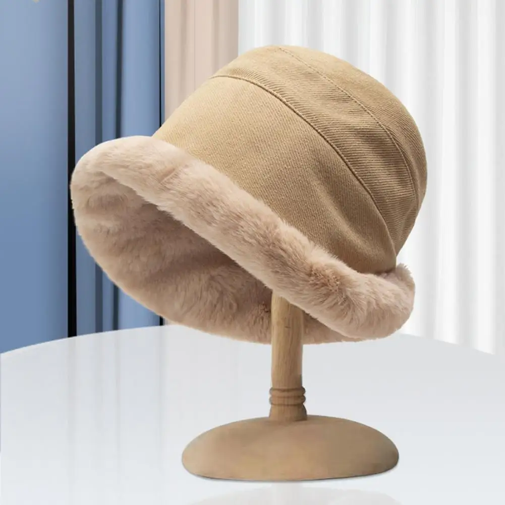 Lovely Ladies Winter Cap Casual Cap Head Wear Autumn Winter Plush Bucket Hat Ethnic Style Plush Pot Cap Women Accessories
Lovely Ladies Winter Cap Casual Cap Head Wear Autumn Winter Plush Bucket Hat Ethnic Style Plush Pot Cap Women Accessories