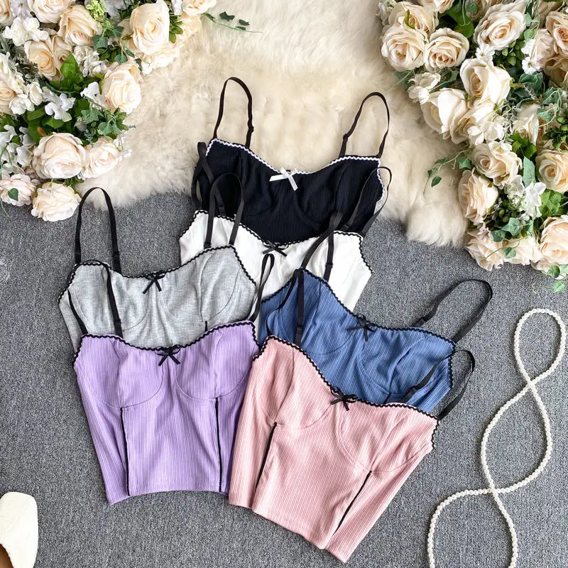 Summer Tops for Women White Purple Knitted Crop Tops Straps Sexy Tops Women Cute Crop Tops
Summer Tops for Women White Purple Knitted Crop Tops Straps Sexy Tops Women Cute Crop Tops