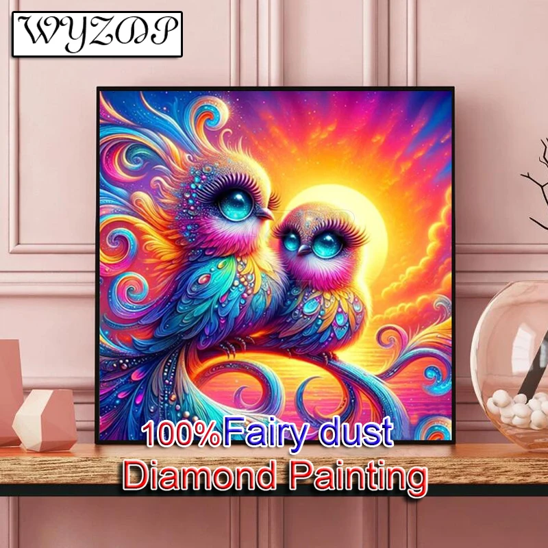 Набор для алмазной живописи Lovebirds 5D Diy 100% с изображением Феи пыли полноразмерная