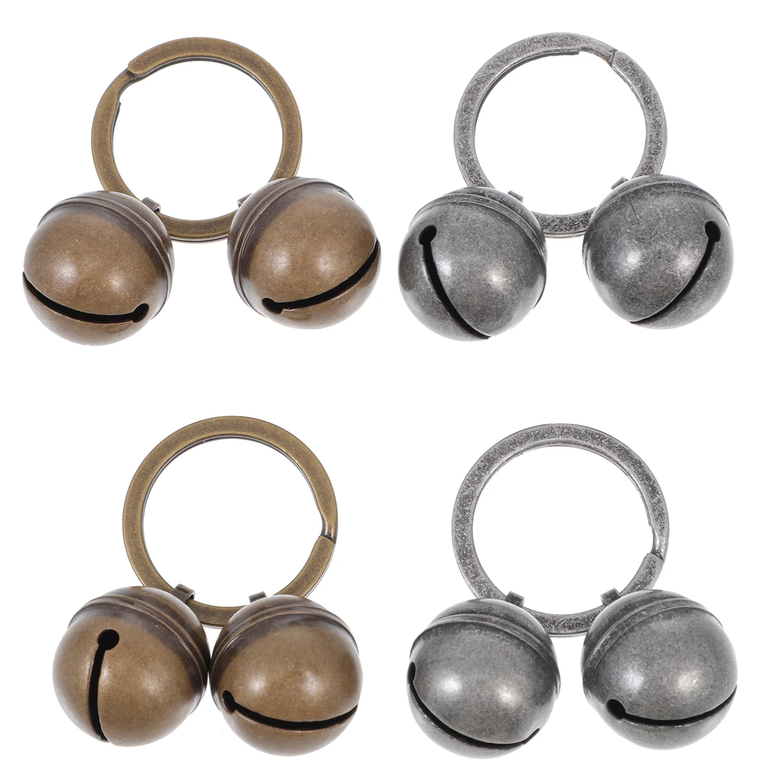 4 Sets Bell Pendants Good Durable Fine Bells Design Key Ring , Copper Bell With Hanging Ring
4 Sets Bell Pendants Good Durable Fine Bells Design Key Ring , Copper Bell With Hanging Ring