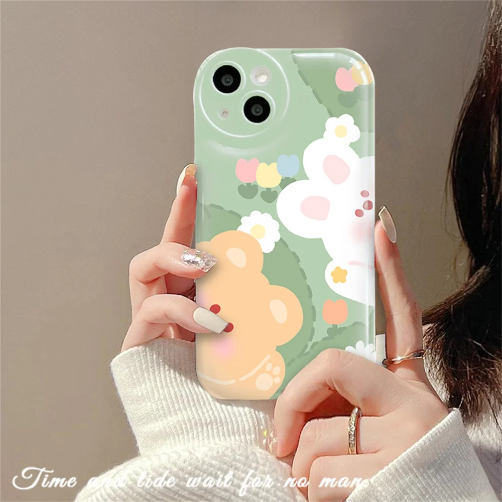 Cute cartoon air cushion mobile phone protective case Apple 14pro 11max iphone13/12/11 fall proof fashionable mobile phone case 
Cute cartoon air cushion mobile phone protective case Apple 14pro 11max iphone13/12/11 fall proof fashionable mobile phone case