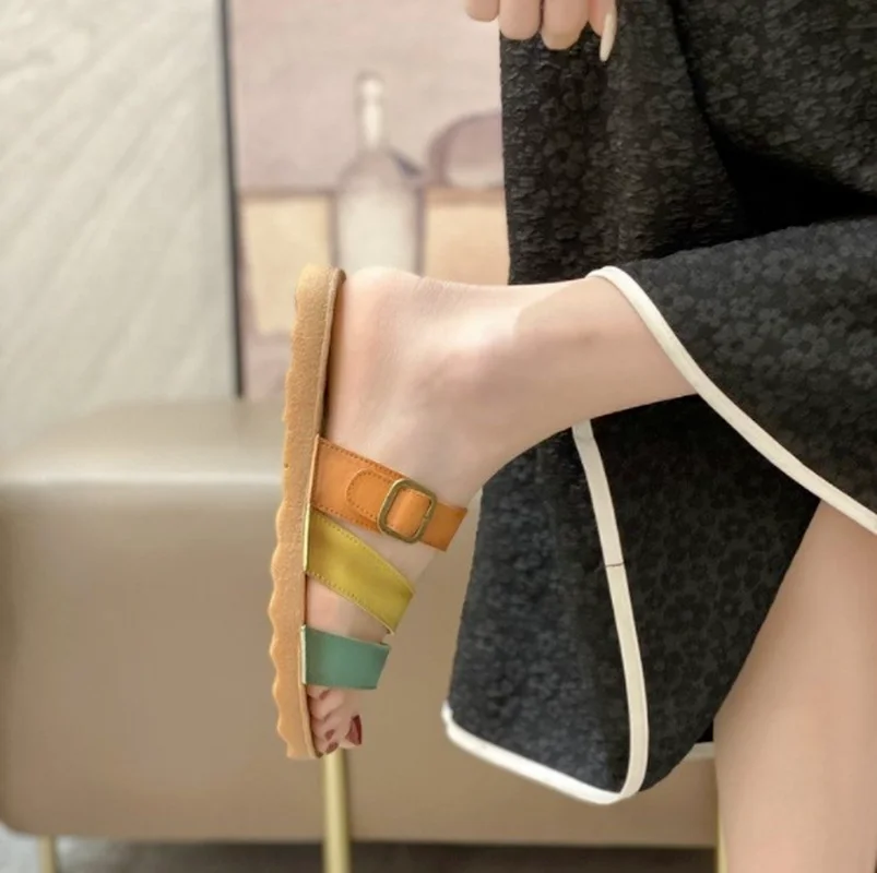 Gladiator Sandals Women's Summer Floral Comfortable Sandals Ladies Strap Slippers Roman Female Flip Flops Outdoor Sandals New
Gladiator Sandals Women's Summer Floral Comfortable Sandals Ladies Strap Slippers Roman Female Flip Flops Outdoor Sandals New