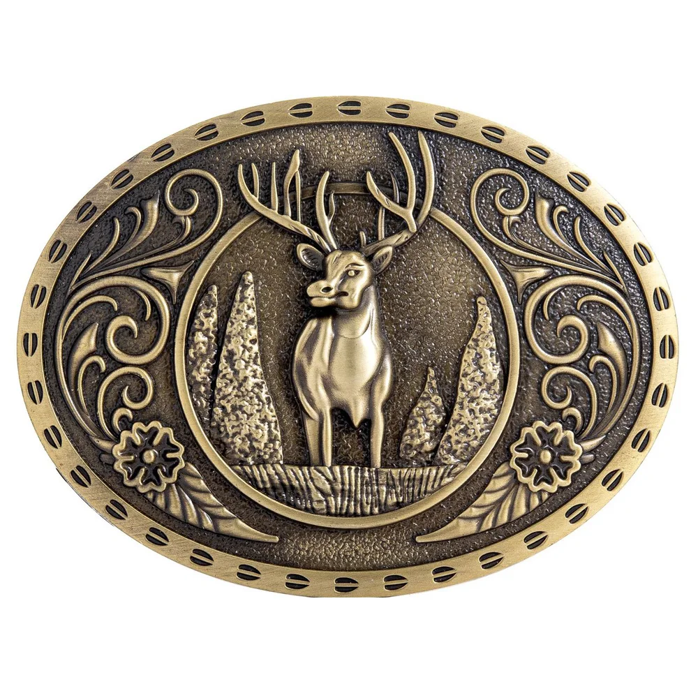 Oval Luxury Brand Design Retro Western Cowboys Protect Wild Animals Deer Metal Belt Buckle for Men Dropshipping
Oval Luxury Brand Design Retro Western Cowboys Protect Wild Animals Deer Metal Belt Buckle for Men Dropshipping