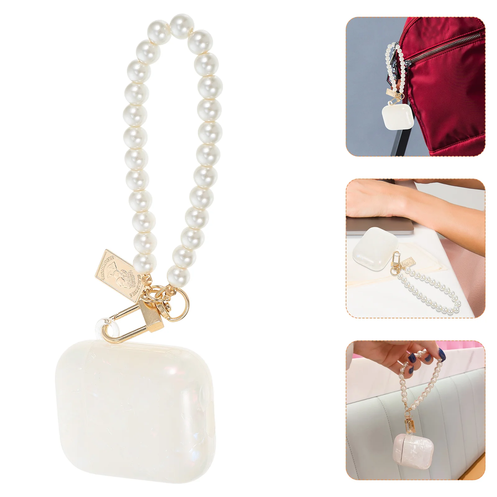 Earphone Case Cover Earbud Headphone Pouch Cute Chain Delicate Lovely Sleeve Proof Dust Accessories Holder Pearl Wireless Carry
Earphone Case Cover Earbud Headphone Pouch Cute Chain Delicate Lovely Sleeve Proof Dust Accessories Holder Pearl Wireless Carry