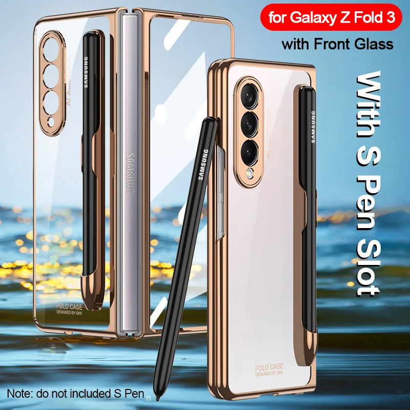 Прозрачный чехол с передним экраном для Samsung Galaxy Z, складной чехол для телефона с S-слотом для ручки, прозрачный жесткий чехол из поликарбонат...
Прозрачный чехол с передним экраном для Samsung Galaxy Z, складной чехол для телефона с S-слотом для ручки, прозрачный жесткий чехол из поликарбонат...