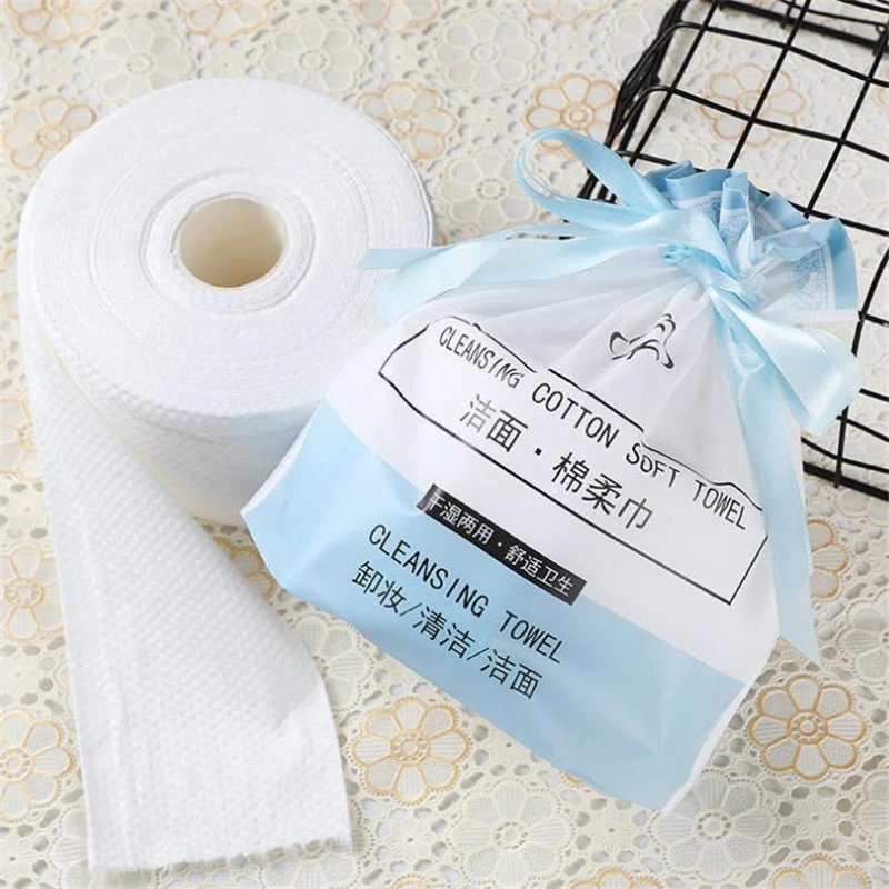 1Roll Disposable Face Towel Non-Woven Dry Wet Tissue Skincare Makeup Wipes Remover Cotton Pad Facial Cleaning Roll Paper
1Roll Disposable Face Towel Non-Woven Dry Wet Tissue Skincare Makeup Wipes Remover Cotton Pad Facial Cleaning Roll Paper