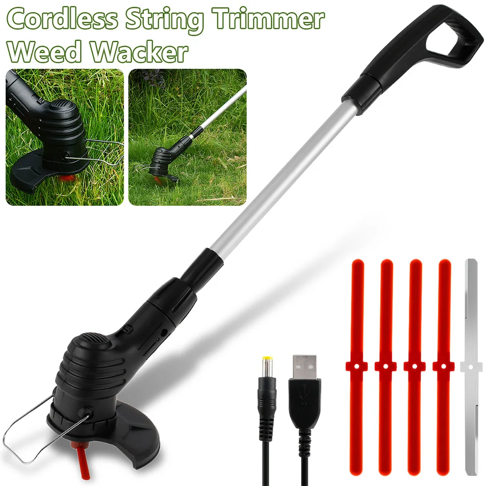 Electric Cordless Grass Trimmer Handheld Rechargeable Lawn Mower Multifunctional Trimmer for Garden/Lawn/Flower Bed/Roadside
Electric Cordless Grass Trimmer Handheld Rechargeable Lawn Mower Multifunctional Trimmer for Garden/Lawn/Flower Bed/Roadside