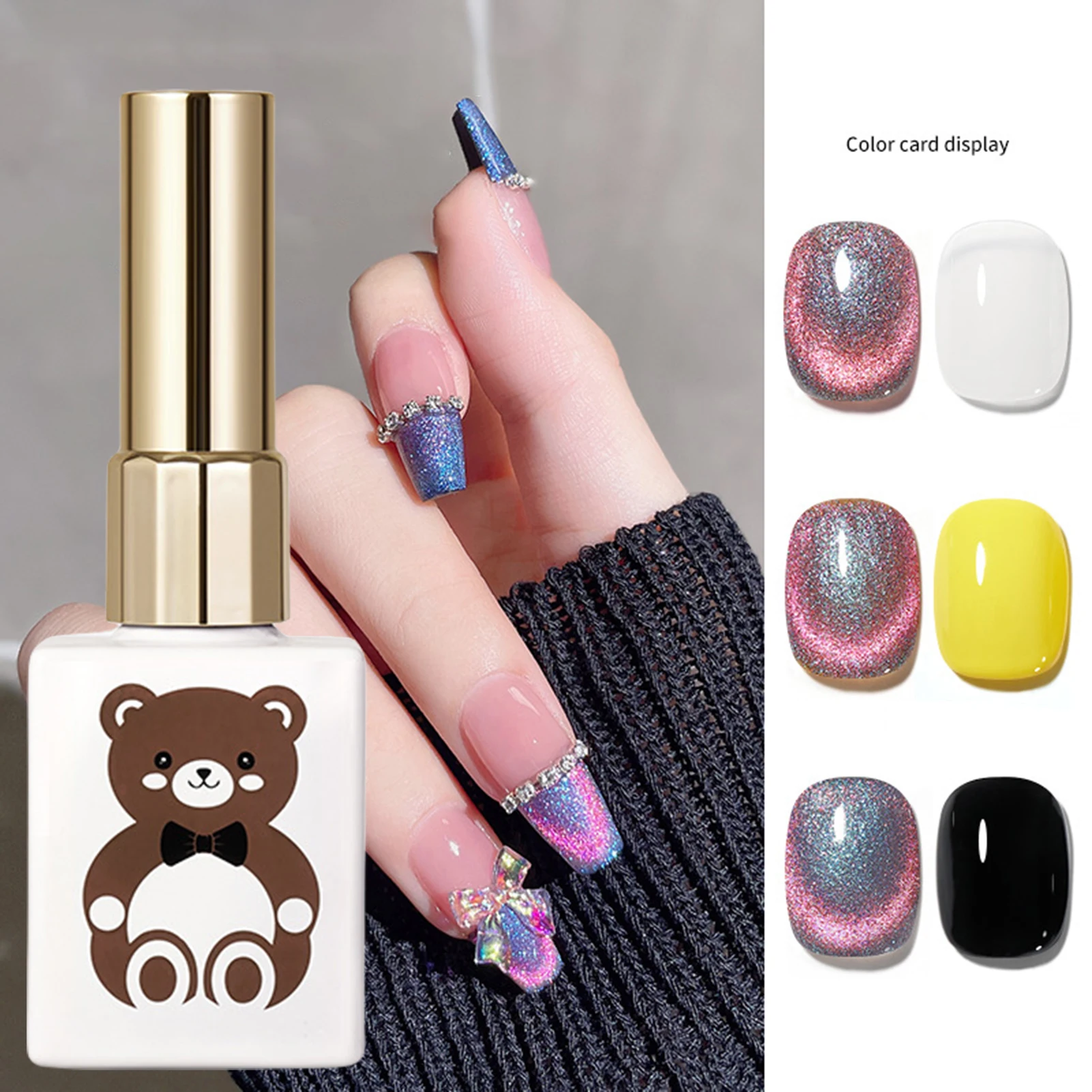 Youth And Beauty Cat Eye Gel Polish 1Pcs Kit Nail Translucent With Designs Semi Permanent Varnish Pudding
Youth And Beauty Cat Eye Gel Polish 1Pcs Kit Nail Translucent With Designs Semi Permanent Varnish Pudding