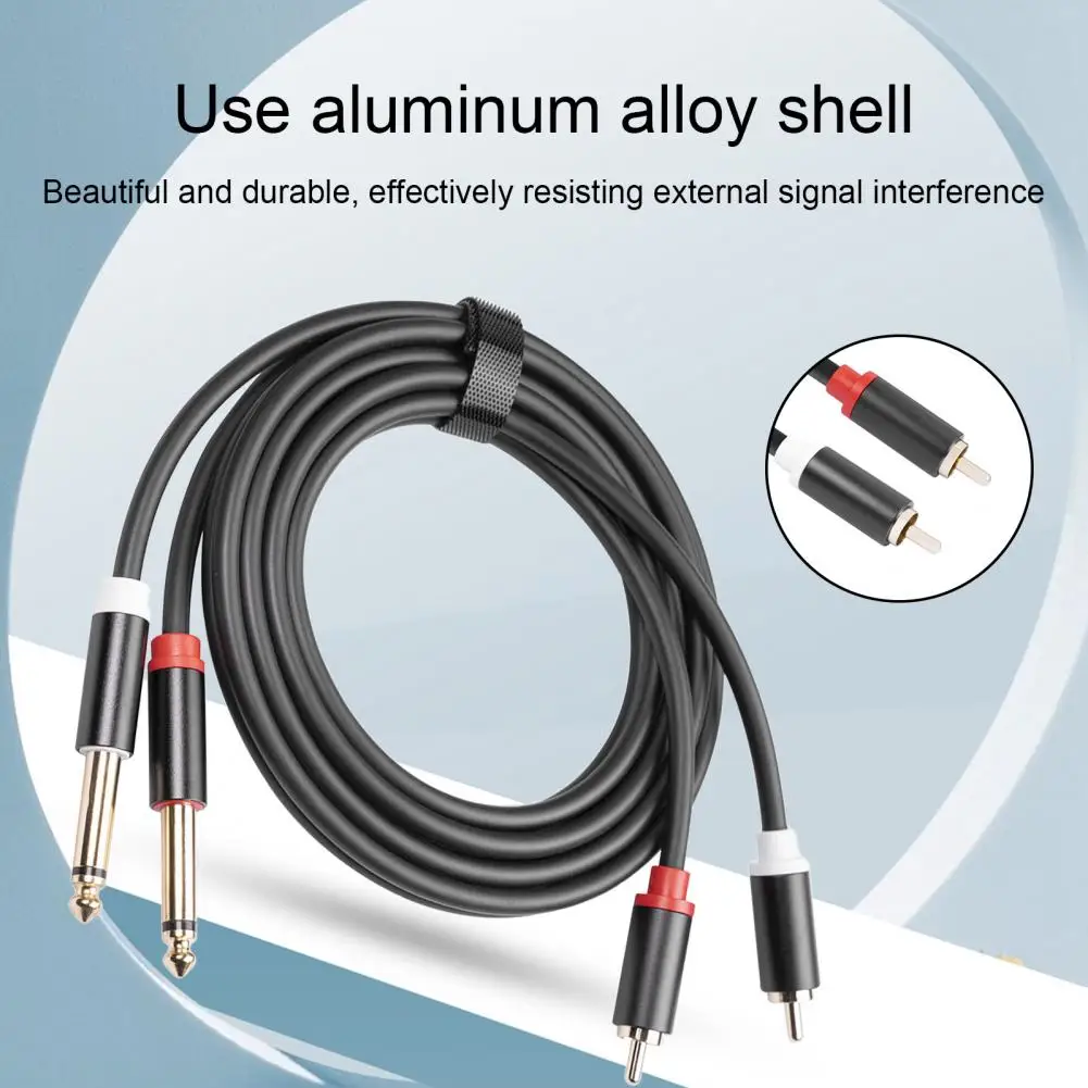 Audio Wire Copper Conductor Audio Cord Shielded Dual RCA Male to Dual 6.35mm Male AUX Adapter Cable High Performance
Audio Wire Copper Conductor Audio Cord Shielded Dual RCA Male to Dual 6.35mm Male AUX Adapter Cable High Performance