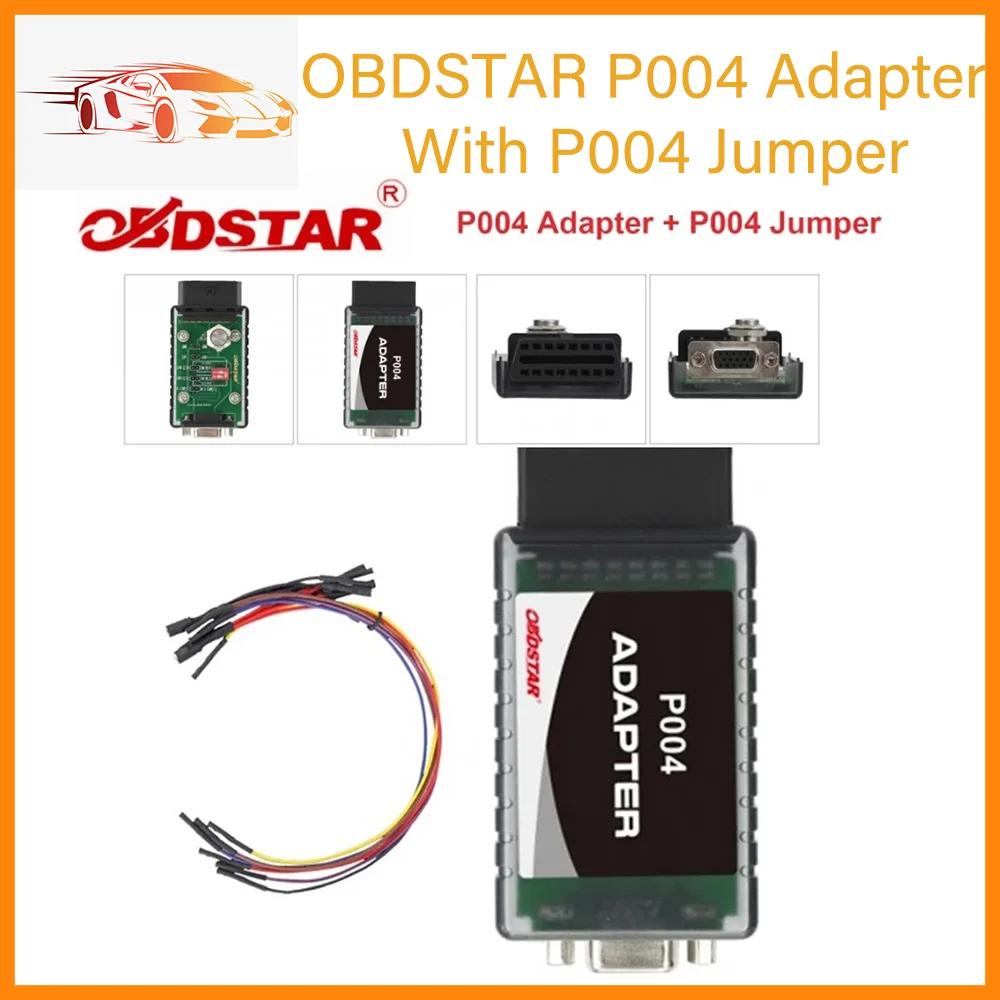 Адаптер OBDSTAR P004 + Перемычка P004, поддержка функции сброса подушки безопасности и диагностики системы ECU, работа с X300 DP Plus/Odo Master/P50 
Адаптер OBDSTAR P004 + Перемычка P004, поддержка функции сброса подушки безопасности и диагностики системы ECU, работа с X300 DP Plus/Odo Master/P50