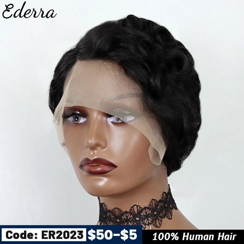 Pixie Cut Wig Short Curly Human Hair Wigs Cheap Human Hair Wig Transparent Lace Wig For Women 4X1 Human Wigs T Part Brazilian
Pixie Cut Wig Short Curly Human Hair Wigs Cheap Human Hair Wig Transparent Lace Wig For Women 4X1 Human Wigs T Part Brazilian