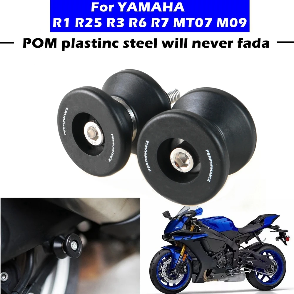 6MM Motorcycle Accessories Swingarm Spools Slider For YAMAHA R7 R6 R3 R25 R1 MT-03 MT-07 MT-09 MT-10 FZ1 FZ6 FZ8 TDM900
6MM Motorcycle Accessories Swingarm Spools Slider For YAMAHA R7 R6 R3 R25 R1 MT-03 MT-07 MT-09 MT-10 FZ1 FZ6 FZ8 TDM900