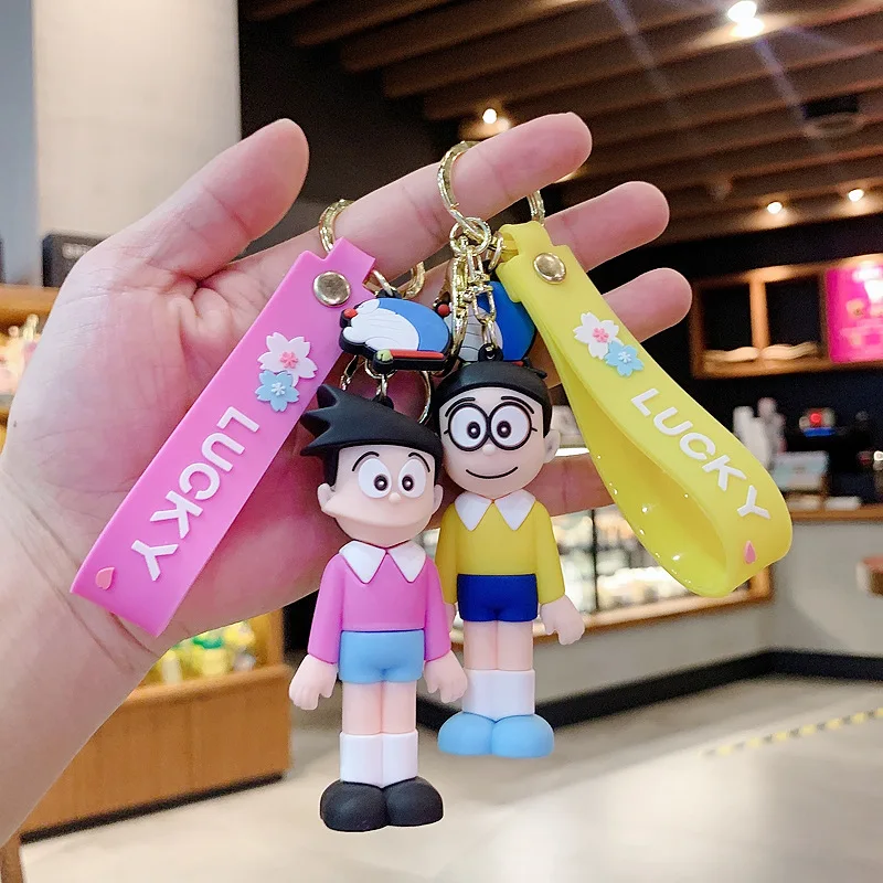 Bandai Anime Doraemon Fat Tiger Animation Key Chain Cute Silicone Car Keychain Doll Bag Pendant Keyring Hot Style Fashion Gift
Bandai Anime Doraemon Fat Tiger Animation Key Chain Cute Silicone Car Keychain Doll Bag Pendant Keyring Hot Style Fashion Gift