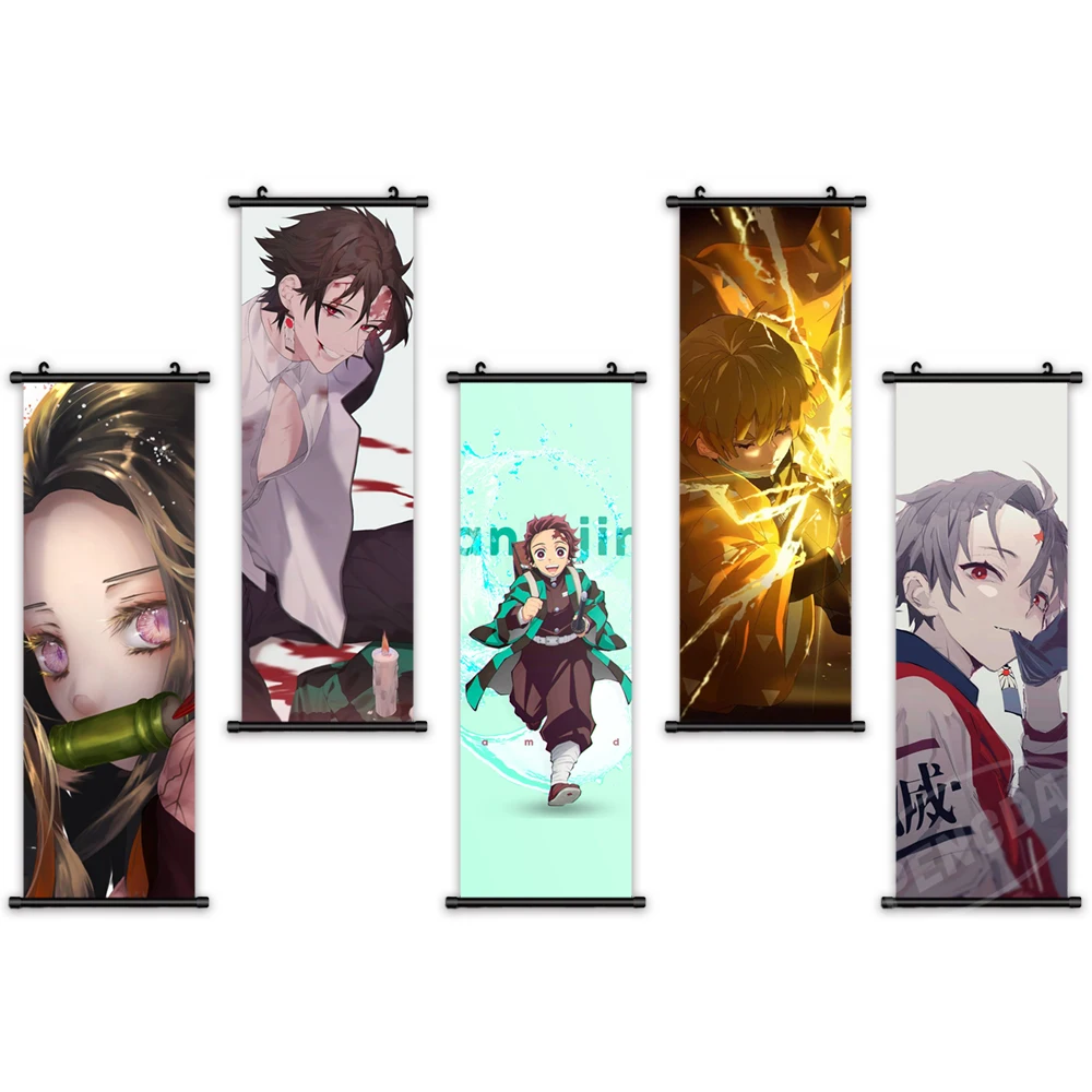 Canvas Print Demon Slayer Picture Kamado Tanjirou Wall Anime Art Painting Kamado Nezuko Plastic Hanging Scrolls Poster Home Deco
Canvas Print Demon Slayer Picture Kamado Tanjirou Wall Anime Art Painting Kamado Nezuko Plastic Hanging Scrolls Poster Home Deco