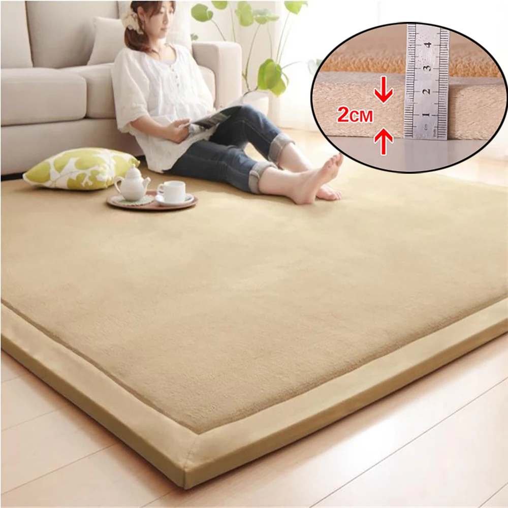 Japanese Tatami Coral Velvet Carpet Living Room Bedroom Window Mattress Baby Play Mat Children Room Rugs 2cm Thick Customized
Japanese Tatami Coral Velvet Carpet Living Room Bedroom Window Mattress Baby Play Mat Children Room Rugs 2cm Thick Customized