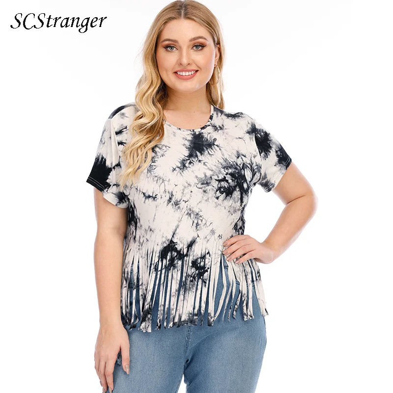 Plus Size Top Women Clothes Short Sleeve Round Neck Print T Shirt Fashion Y2k Top for Loose Cover Belly Look Thin Commute Tops
Plus Size Top Women Clothes Short Sleeve Round Neck Print T Shirt Fashion Y2k Top for Loose Cover Belly Look Thin Commute Tops