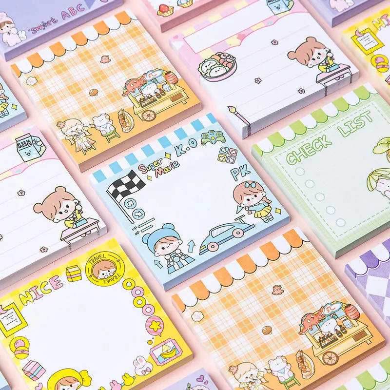 80Sheets Cartoon Sticky Notes Pads Kawaii Stationery Paper Stickers Posted It Memo Notepad Notebook School Office Accessories
80Sheets Cartoon Sticky Notes Pads Kawaii Stationery Paper Stickers Posted It Memo Notepad Notebook School Office Accessories