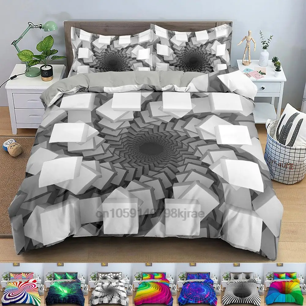 3D Duvet Cover Psychedelic Twin Bedding Set Luxury Quilt Cover With Zipper Closure Queen Size Comforter Sets For Boys and girls
3D Duvet Cover Psychedelic Twin Bedding Set Luxury Quilt Cover With Zipper Closure Queen Size Comforter Sets For Boys and girls