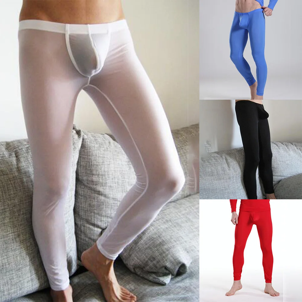 Men's Sheer Ultra-Thin Mens Long Homewear Sleepwear Sexy Sleep Bottoms Underwear Trousers Bugle Pouch Leggings Pants Pajama
Men's Sheer Ultra-Thin Mens Long Homewear Sleepwear Sexy Sleep Bottoms Underwear Trousers Bugle Pouch Leggings Pants Pajama