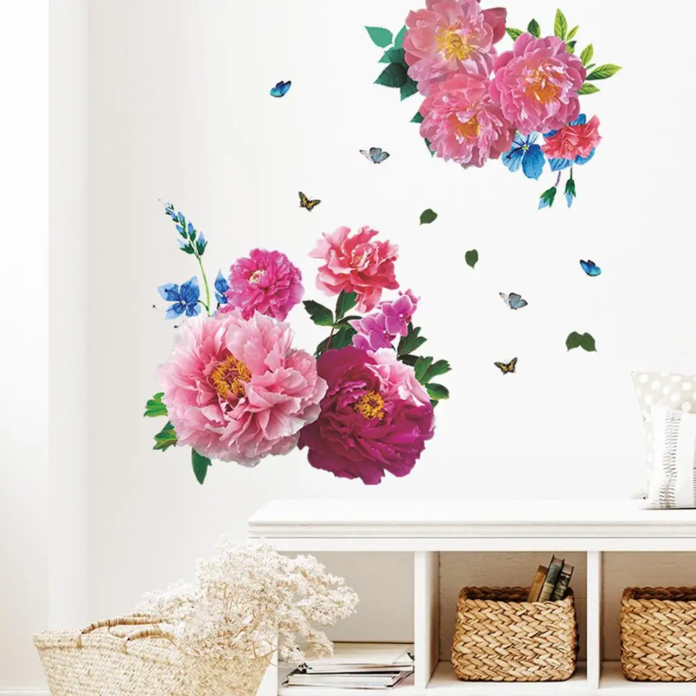 Peony Flower Wall Stickers Self-adhesive Decorative Wall Decals For Bedroom Living Room Background Wall
Peony Flower Wall Stickers Self-adhesive Decorative Wall Decals For Bedroom Living Room Background Wall
