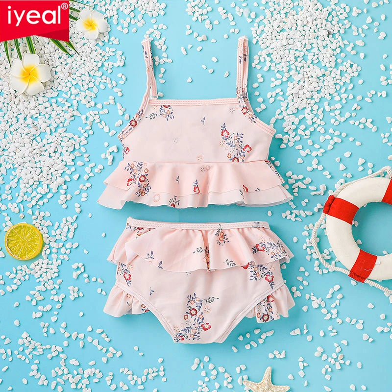 IYEAL Girls Swimsuit High quality Baby Girls Swimwear Two pieces Kids Bikini set Biquini Infantil Swimming suit for Children
IYEAL Girls Swimsuit High quality Baby Girls Swimwear Two pieces Kids Bikini set Biquini Infantil Swimming suit for Children