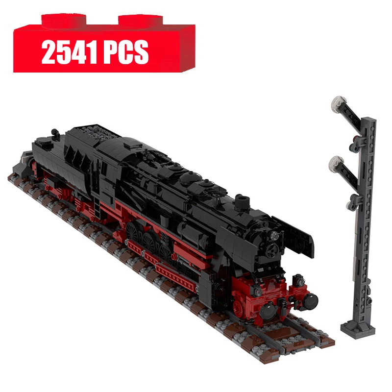 

Городской поезд немецкий класс 52,80 "Reko" паромокомотив модель строительные блоки автомобиль Кирпичи игрушки для детей Подарки 2541 шт.