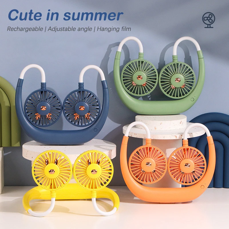 Summer Portable Camping Small Fans Gifts New Folding Mini Hands-Free Hanging Neck USB Rechargeble Dual Fan Cooler
Summer Portable Camping Small Fans Gifts New Folding Mini Hands-Free Hanging Neck USB Rechargeble Dual Fan Cooler
