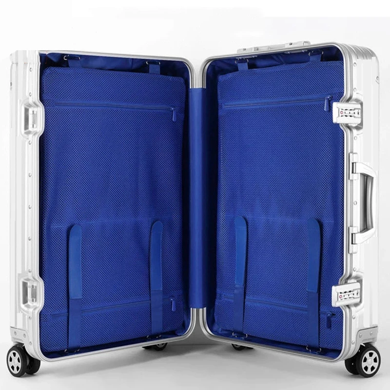 XQ100% Aluminum-Magnesium 20/24/26/29 Inch Rolling Luggage Business Travel Suitcase Aluminum Spinner Trolley Bag On Wheel
XQ100% Aluminum-Magnesium 20/24/26/29 Inch Rolling Luggage Business Travel Suitcase Aluminum Spinner Trolley Bag On Wheel