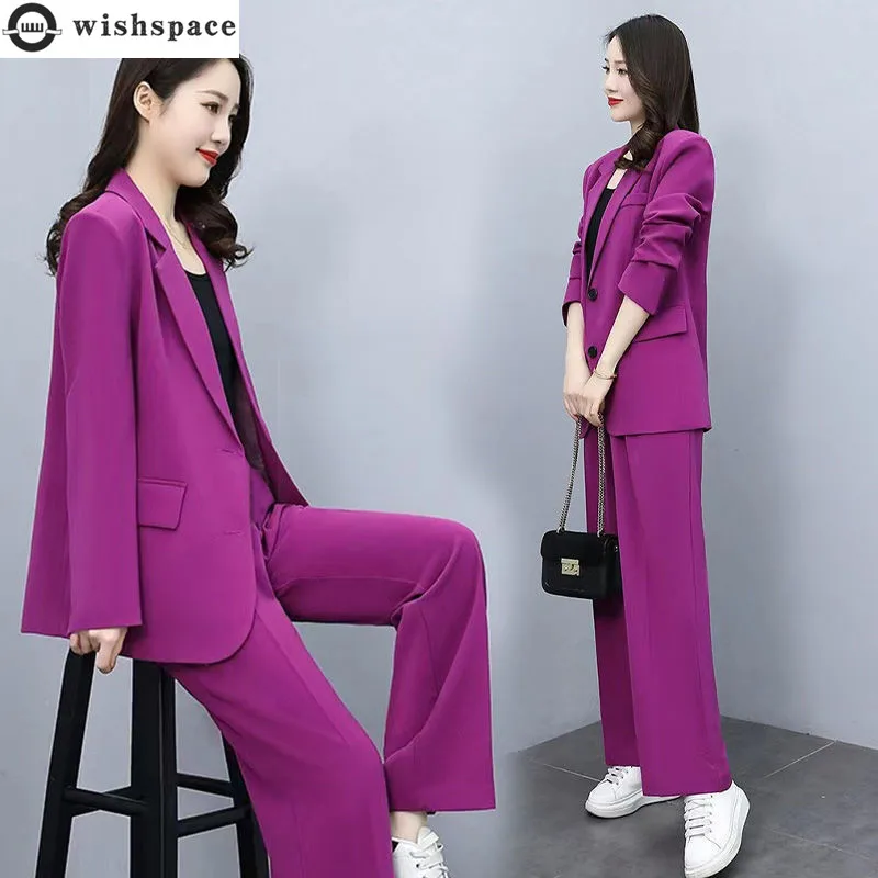 Summer Comfortable and Elegant Women's Pants Suit Loose Jacket Trousers Two-piece Set Leisure Tracksuit Office Female Blazer
Summer Comfortable and Elegant Women's Pants Suit Loose Jacket Trousers Two-piece Set Leisure Tracksuit Office Female Blazer