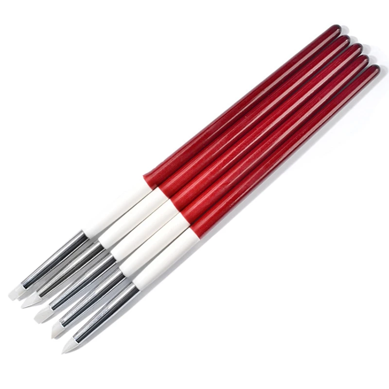 5Pcs/Set Silica Gel Nail Brush Red Wooden Handle Acrylic Brush Pen Nail Gel Builder Carving Dotting Drawing Tools
5Pcs/Set Silica Gel Nail Brush Red Wooden Handle Acrylic Brush Pen Nail Gel Builder Carving Dotting Drawing Tools