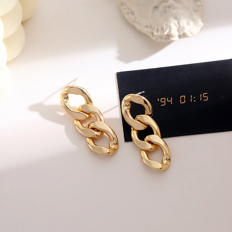 Punk Metal Tassel Chain Earrings Geometric Dangle Earring For Women Fashion Ear Jewelry Gifts Drop Accessories Decoration 
Punk Metal Tassel Chain Earrings Geometric Dangle Earring For Women Fashion Ear Jewelry Gifts Drop Accessories Decoration