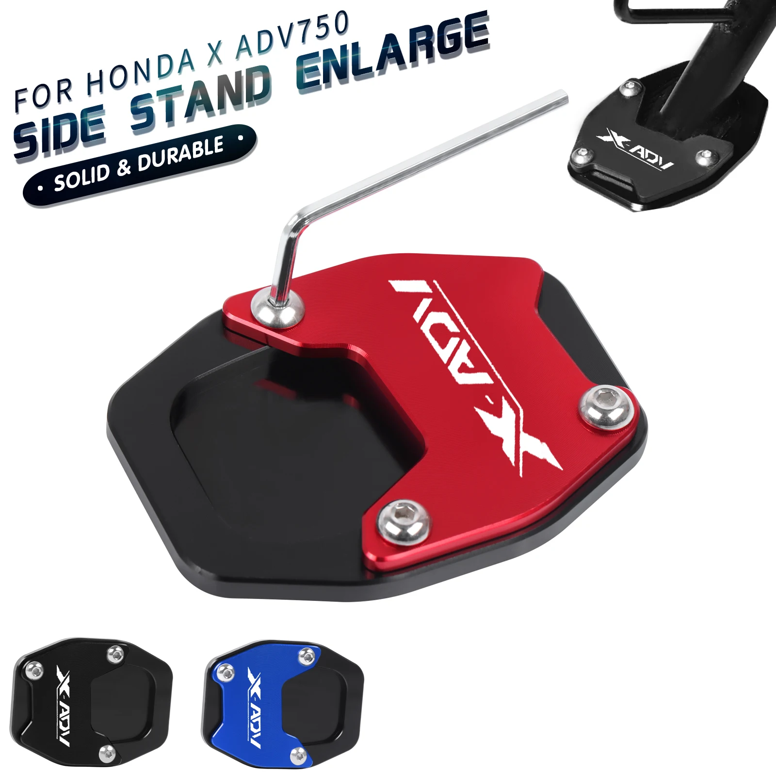 For HONDA NC750X X-ADV750 2021 2022 NC 750 X XADV750 Motorcycle Kickstand Foot Side Stand Extension Pad Support Plate Enlarge
For HONDA NC750X X-ADV750 2021 2022 NC 750 X XADV750 Motorcycle Kickstand Foot Side Stand Extension Pad Support Plate Enlarge