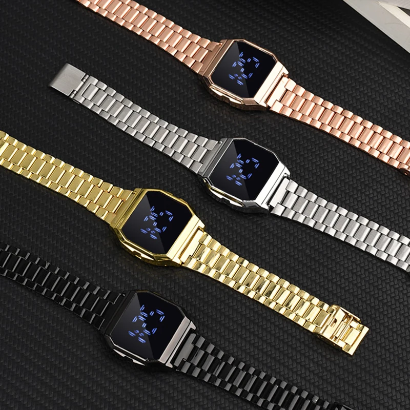 Luxury LED Digital Watches For Men Touch Stainless Steel Business Wrist Watch Male Multifunction Sports Electronic Watch Clock
Luxury LED Digital Watches For Men Touch Stainless Steel Business Wrist Watch Male Multifunction Sports Electronic Watch Clock