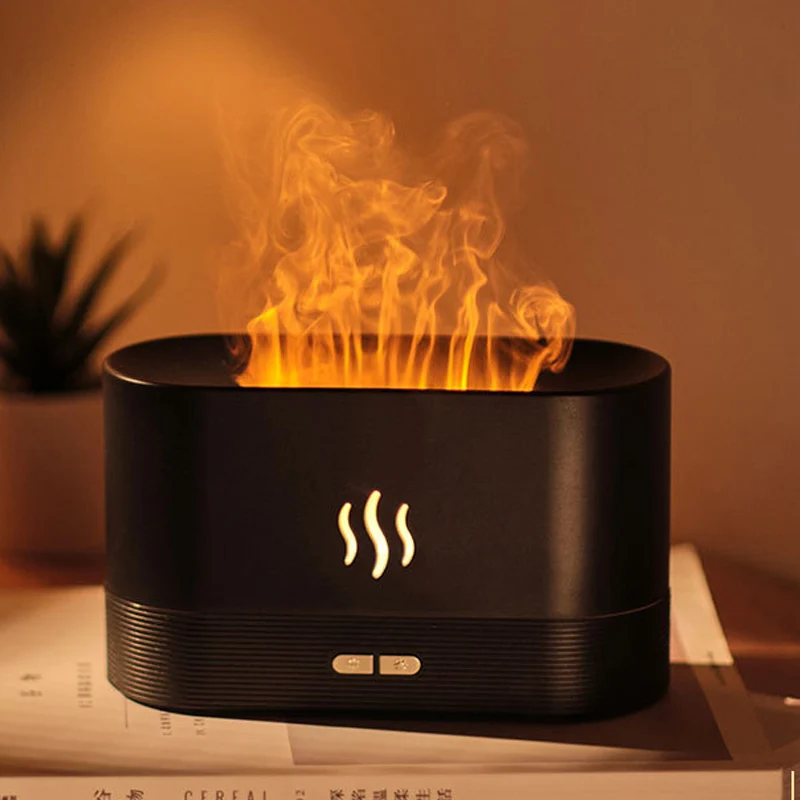 180ml Aroma Diffuser Flame Lamp Air Humidifier Ultrasonic Cool Mist Maker USB Charging Essential Oil Moisture Sprayer
180ml Aroma Diffuser Flame Lamp Air Humidifier Ultrasonic Cool Mist Maker USB Charging Essential Oil Moisture Sprayer
