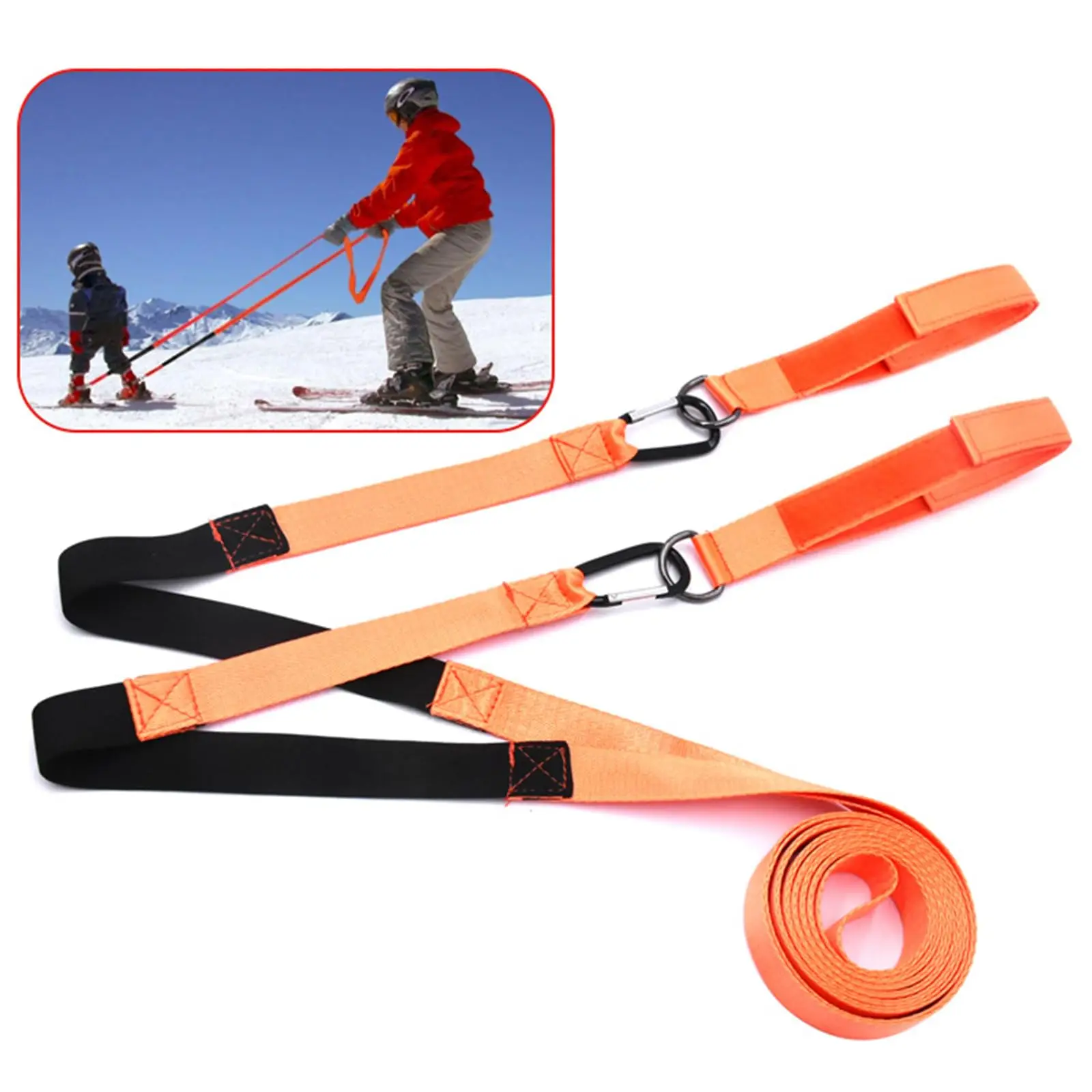 

Ski Harness for Kids,Skiing Traction Seatbelts Tension Rope Snowboard Belt Skating Training Safety Strap Suitable for Kid