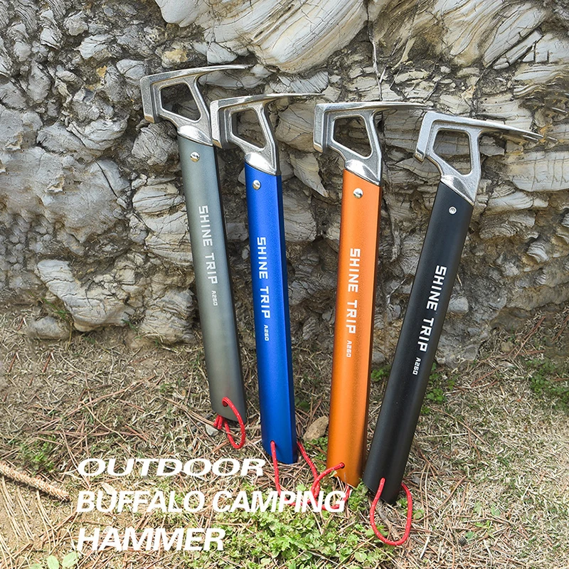 Portable Aluminium Alloy Tent Hammer Camping Hammer Tent Peg Hanmmer Stake Puller Tent Building Tool Outdoor Camping Accessories
Portable Aluminium Alloy Tent Hammer Camping Hammer Tent Peg Hanmmer Stake Puller Tent Building Tool Outdoor Camping Accessories