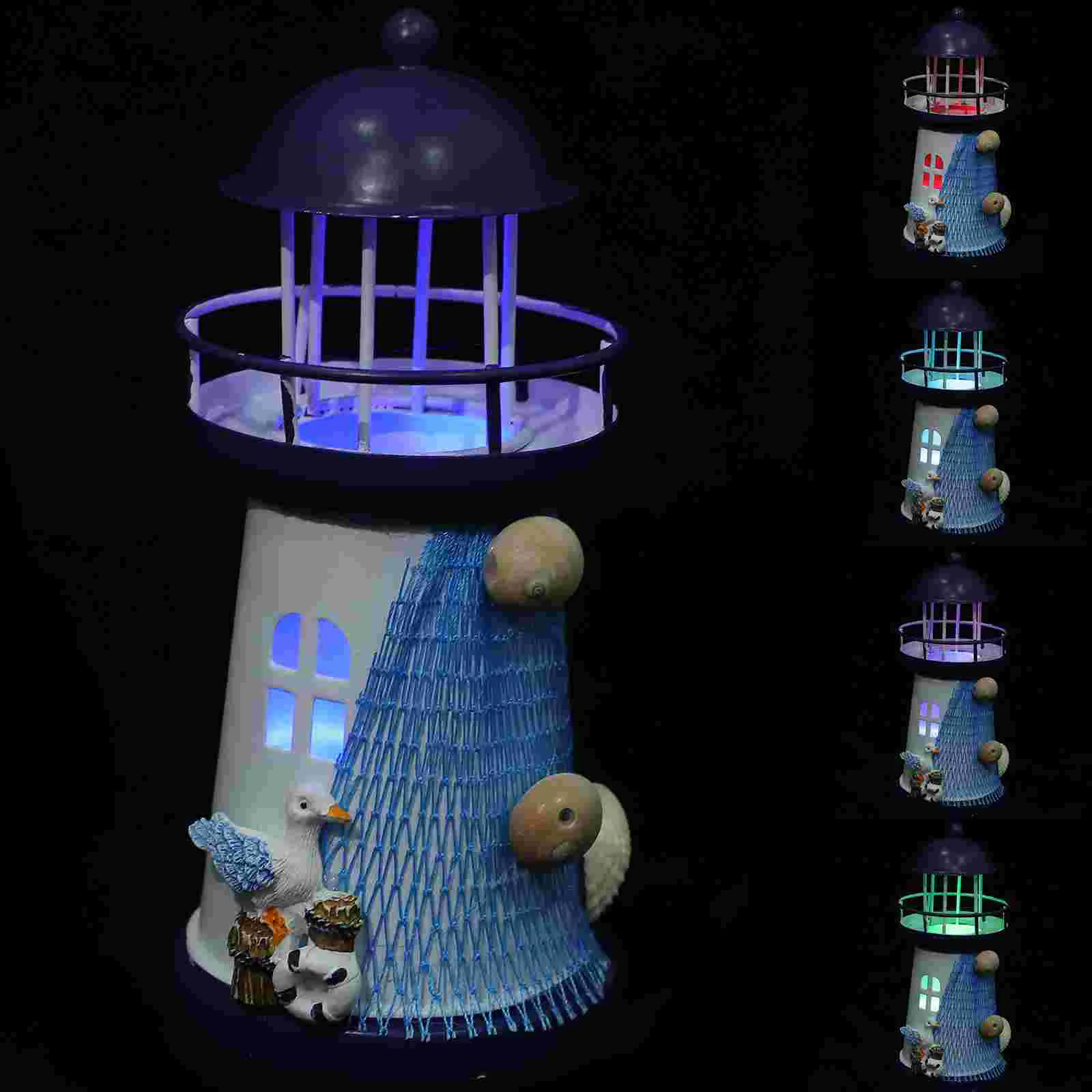 Lighthouse Decor Led Mediterranean Light Lamp Nautical Solar Beach Tower Garden Beacon Rotating Figurine Ornament Sea Coastal
Lighthouse Decor Led Mediterranean Light Lamp Nautical Solar Beach Tower Garden Beacon Rotating Figurine Ornament Sea Coastal