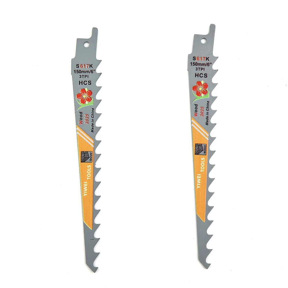 2Pcs Reciprocating HCS Saw Blades Jigsaw Multi Cutter Blade S617K 150mm Multitool Cutting Disc For Wood Board Plastic Cutting
2Pcs Reciprocating HCS Saw Blades Jigsaw Multi Cutter Blade S617K 150mm Multitool Cutting Disc For Wood Board Plastic Cutting