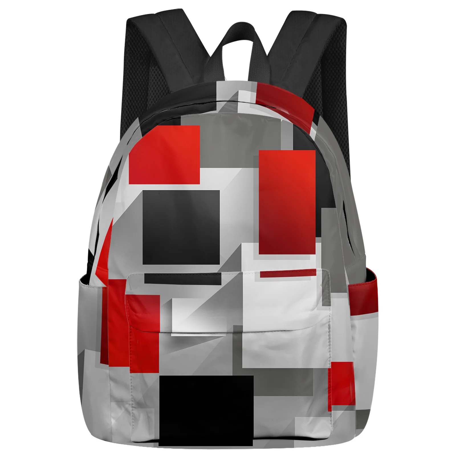 Geometric Red Black Gray Solid Abstract Backpack School Bags for Teenagers Students Laptop Bag Women's Casual Travel Backpack
Geometric Red Black Gray Solid Abstract Backpack School Bags for Teenagers Students Laptop Bag Women's Casual Travel Backpack