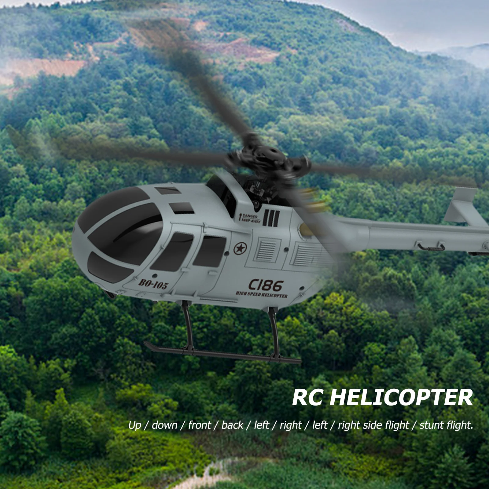 

RC Helicopter Toy 4 Channels RC Aircraft with 6-Axis Gyro 2.4Ghz RC Airplane Toy with LED Headlight USB RC Aircraft Toy for Kids