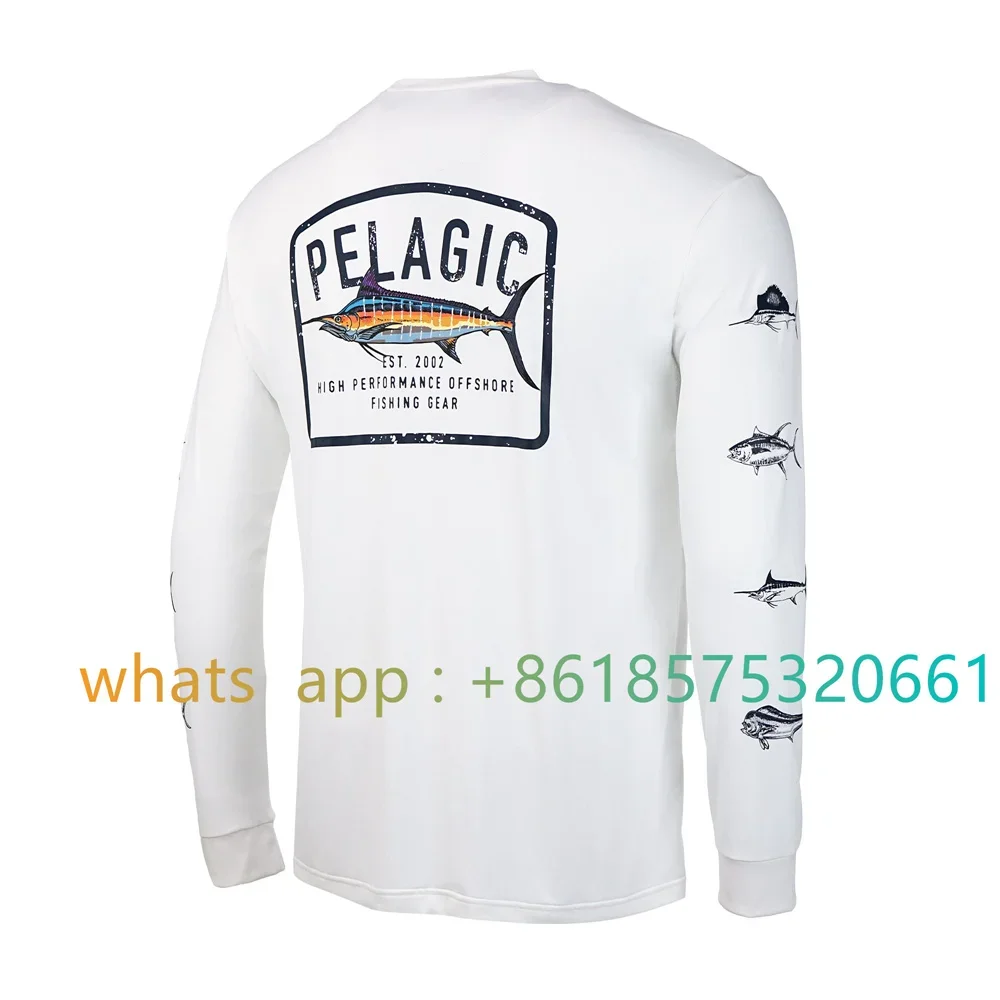Pelagic Gear Pro Fishing Shirt Crewneck Summer Long-sleeved Fishing Shirt Breathable Outdoor Men Fishing Clothes Anti Uv 2023
Pelagic Gear Pro Fishing Shirt Crewneck Summer Long-sleeved Fishing Shirt Breathable Outdoor Men Fishing Clothes Anti Uv 2023
