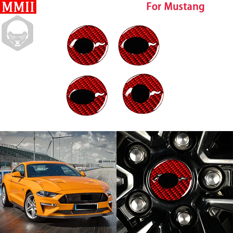 MMII for Ford Mustang 2015-2022 Soft Carbon Fiber Wheel Hub Logo Badge Insignia Decoration Cover Trim Sticker Car Accessories
MMII for Ford Mustang 2015-2022 Soft Carbon Fiber Wheel Hub Logo Badge Insignia Decoration Cover Trim Sticker Car Accessories